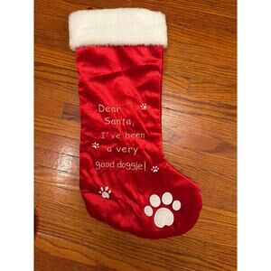 St. Nicholas Square Dog Pet‎ Holiday Christmas Stocking